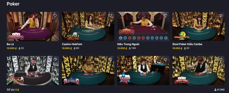 Poker Tại VaoBet Trải Nghiệm Đấu Trí Đẳng Cấp Cùng Các Cao Thủ Hàng Đầu